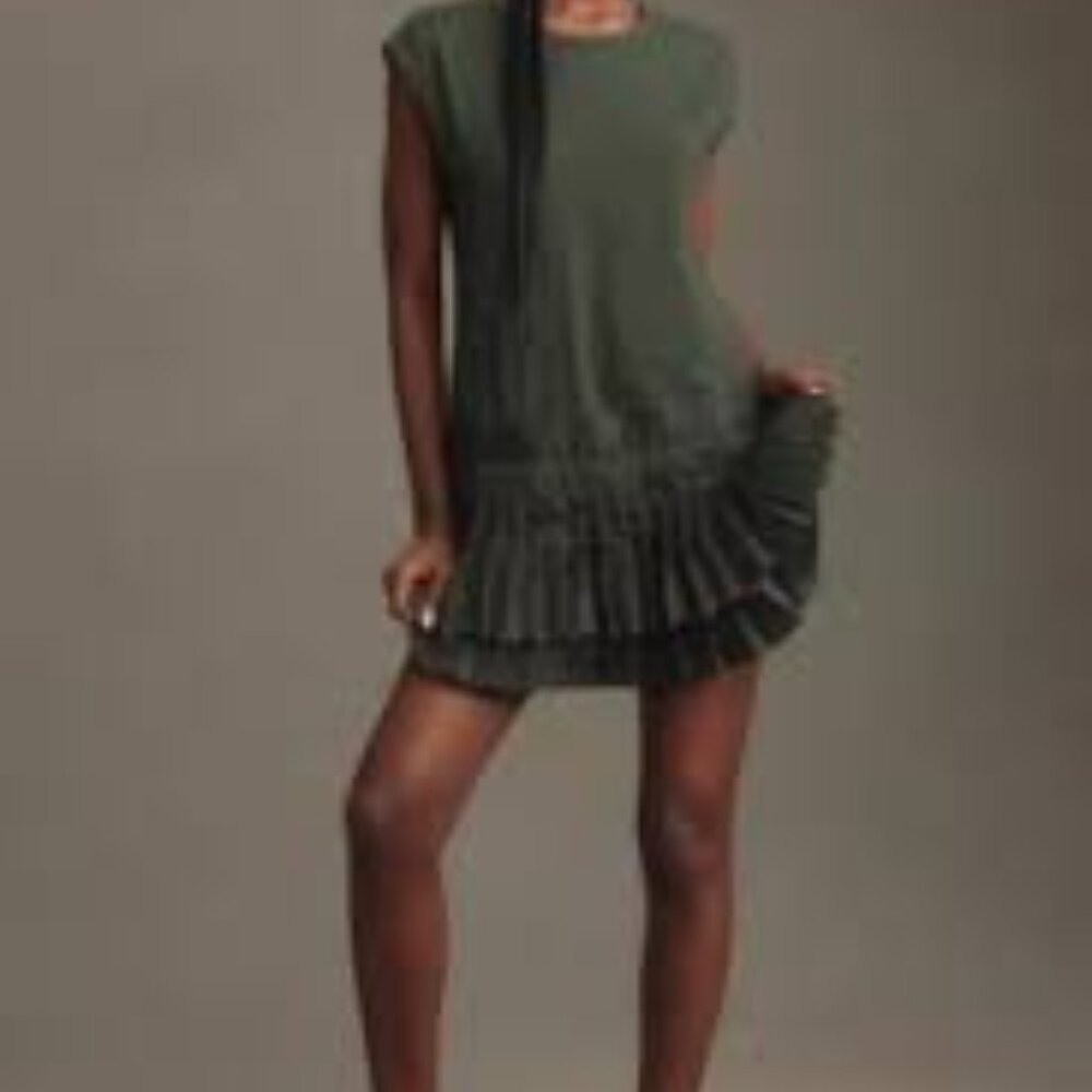 Daily Practice by Anthropologie Solid Set Mini Dress
